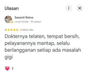 Dental Care Pasien Taman Punten 10
