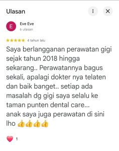 Dental Care Pasien Taman Punten 11