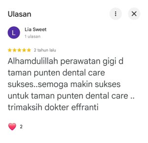 Dental Care Pasien Taman Punten 12