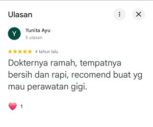 Dental Care Pasien Taman Punten 13