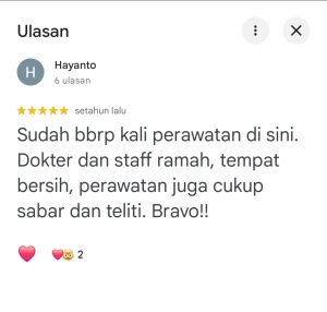 Dental Care Pasien Taman Punten 6
